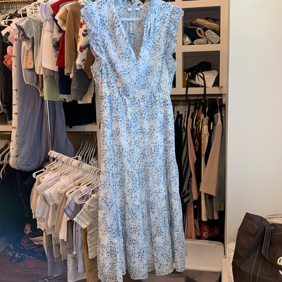 Steve Madden Blue Floral Dress - Picture 1 of 3